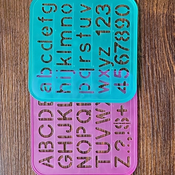 Tupperware Stencil Art Set -Vintage - Picture 7 of 16